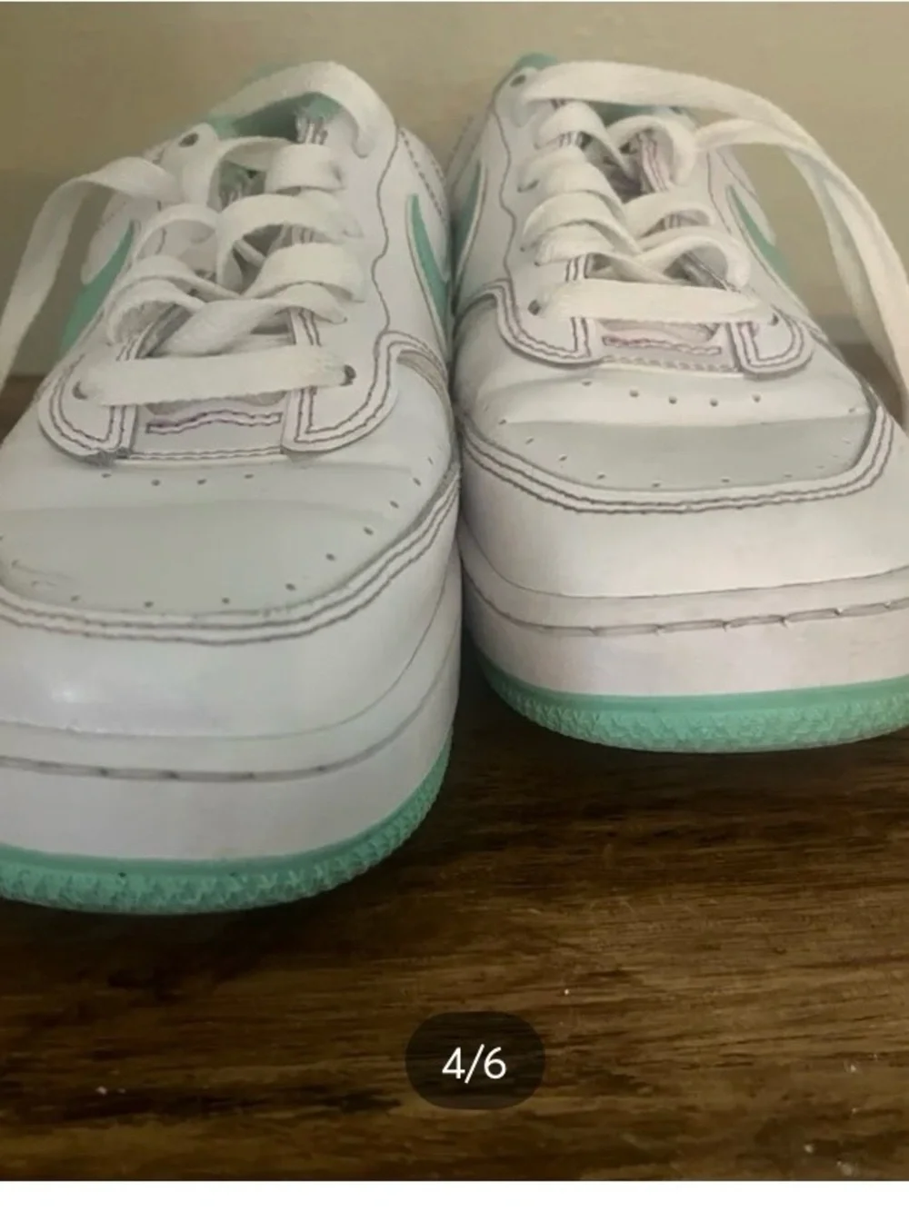 Nike Gamma Force Low White Emerald Rise FN7109-100 Women Size 7